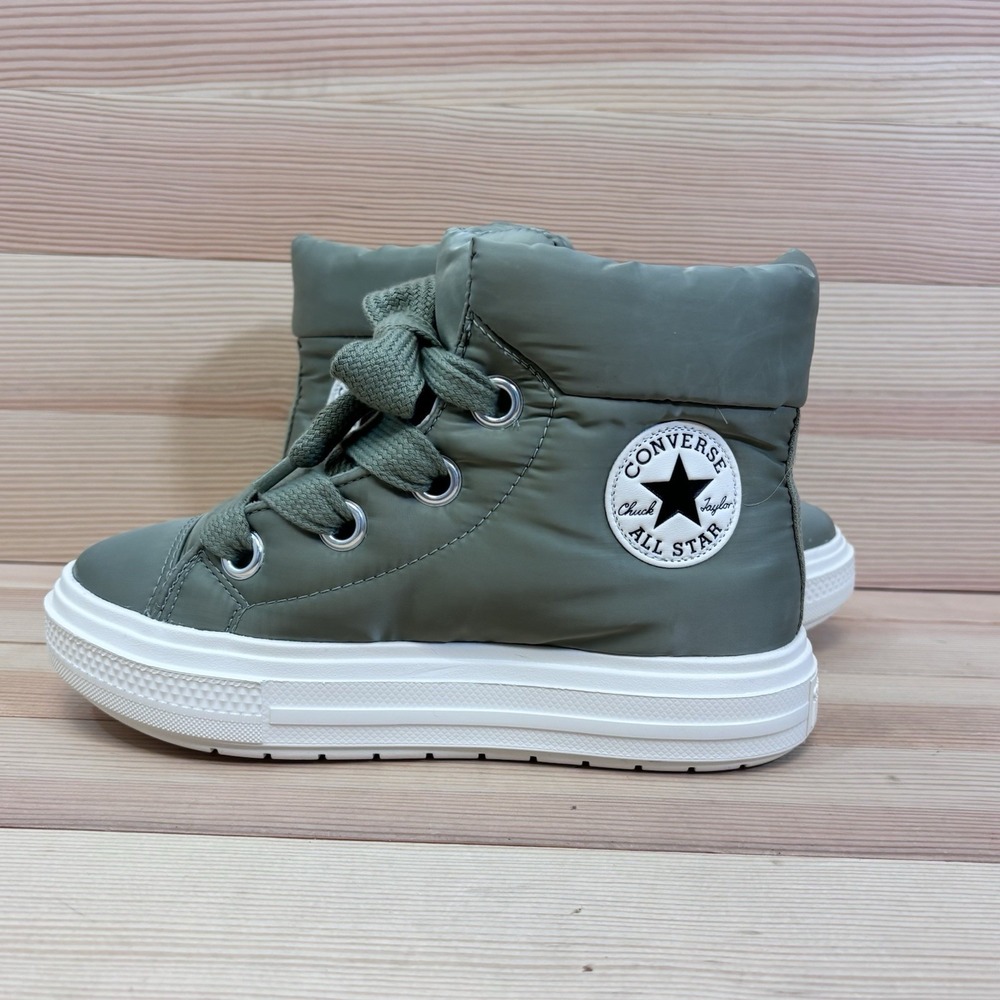 Converse CTAS Elements Boot Hi Shoes Women Sz 7 Green Light Field Surplus
